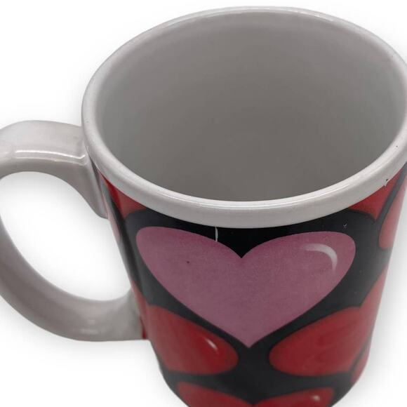 Heart Mug Hearts with 11 OZ Cup for the Couple or Gift for Wife - Picture 2 of 3